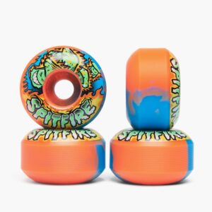kolečka Spitfire TOXIC SHROOMS ORANGE/ROYAL 50-50 SWIRL 53mm 99DU