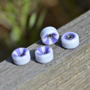 60D fingerboardová bowl kolečka - fialové proužky